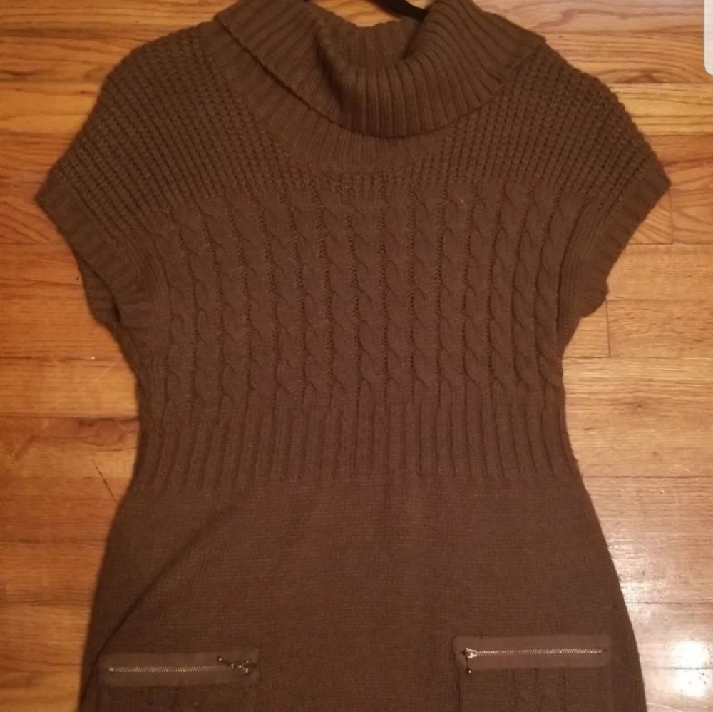 Brown Sweater Dress